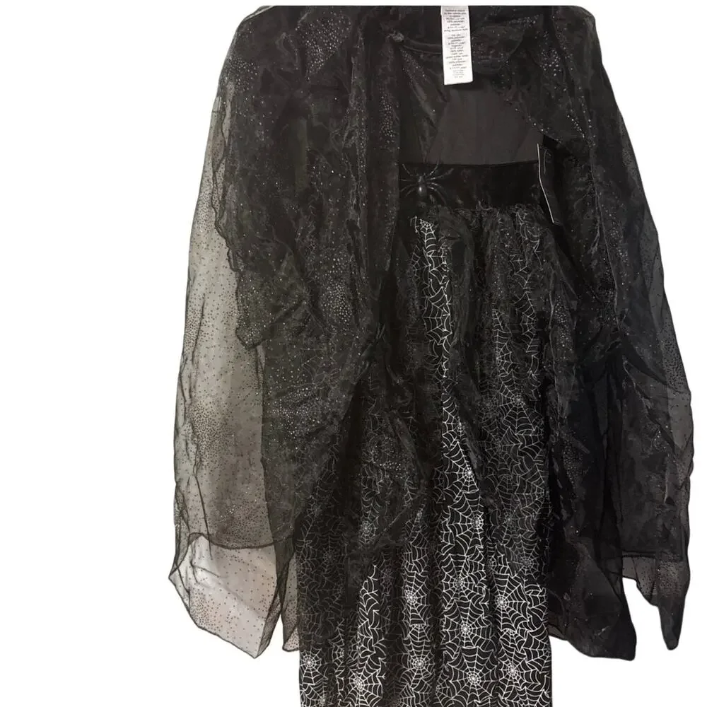 Pottery Barn Glow-in-the-Dark Witch Halloween Costume Size 4-6T